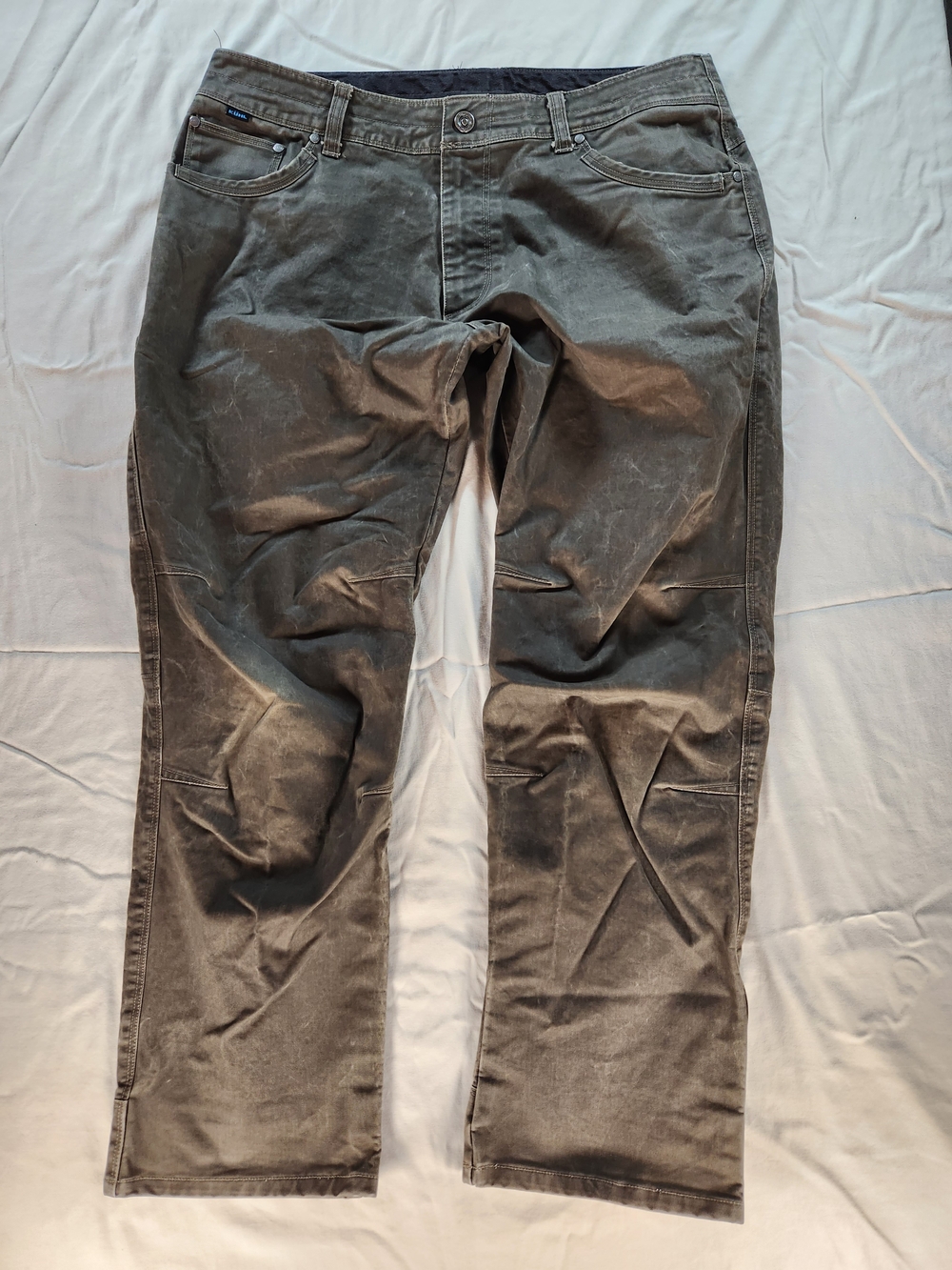KÜHL Men's Gray Casual Outdoor Pants Regular Fit Straight Leg 5-Pocket 36x30